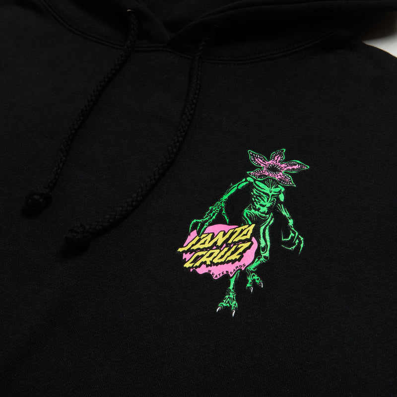 Santa Cruz x Stranger Things Demogorgon Dot Hoodie - Black