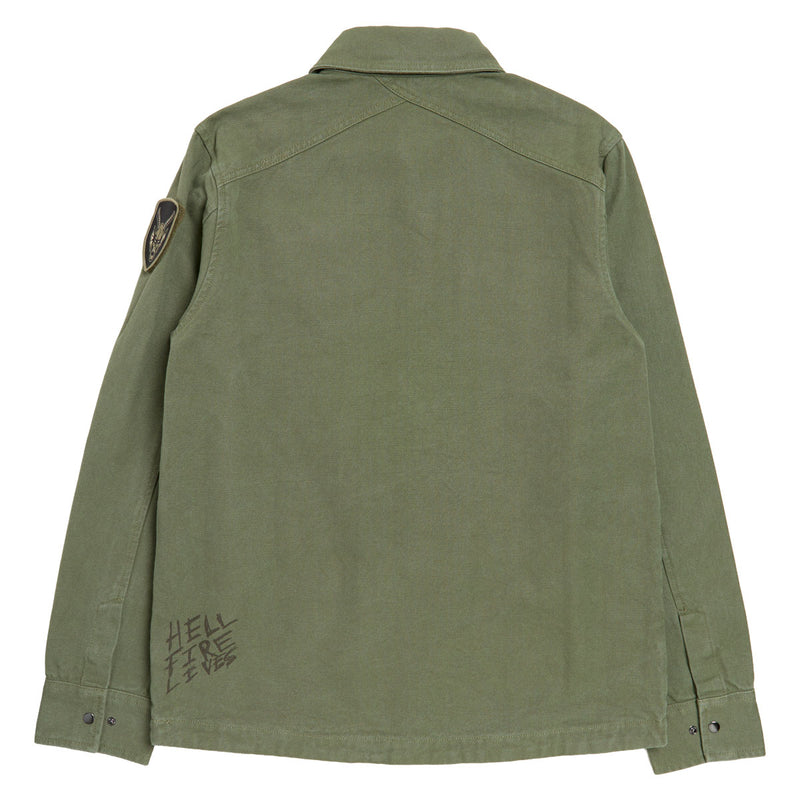 Santa Cruz x Stranger Things Crawl Utility Jacket - Army