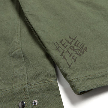 Santa Cruz x Stranger Things Crawl Utility Jacket - Army