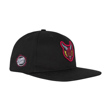 Santa Cruz x Stranger Things Hellfire Club Snapback Hat - Black