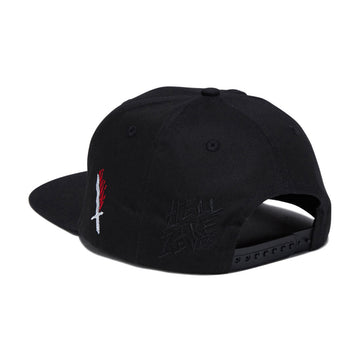 Santa Cruz x Stranger Things Hellfire Club Snapback Hat - Black