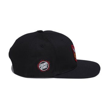 Santa Cruz x Stranger Things Hellfire Club Snapback Hat - Black
