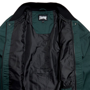 Creature Hesher Bomber Jacket - Hunter Green