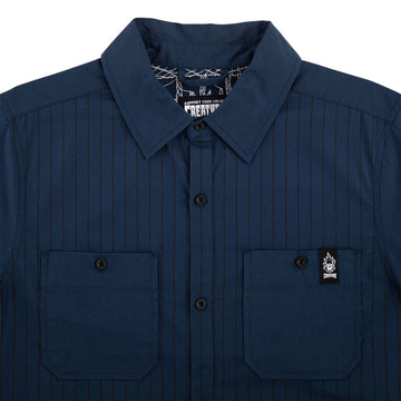 Creature Web 2 Relic Work Shirt - Navy