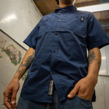 Creature Web 2 Relic Work Shirt - Navy