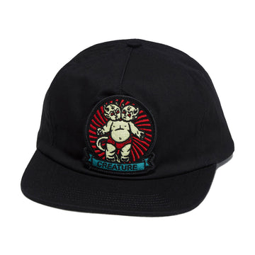 Creature Sideshow Snapback Hat - Black