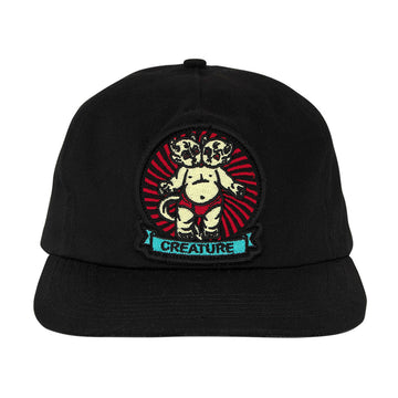 Creature Sideshow Snapback Hat - Black