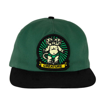 Creature Sideshow Snapback Hat - Green