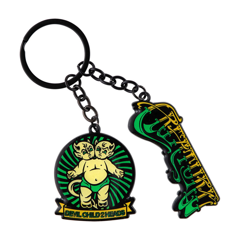 Creature Sideshow Keychain - Black/Green