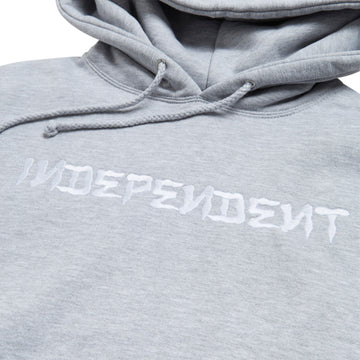 Independent Dressen Bar Embroidered Hoodie - Grey Heather