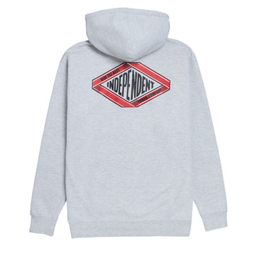 Independent Scroll 2 Zip Hoodie - Grey Heather