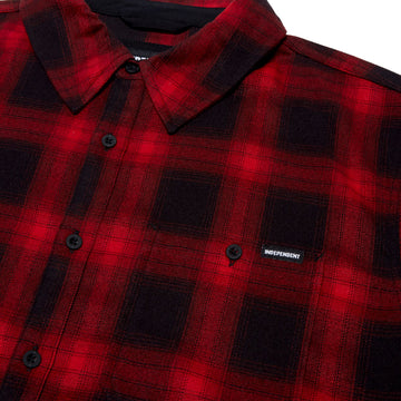 Independent Belmont Shirt - Black/Red