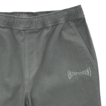 Independent Span Elastic Waist Pants - Slate