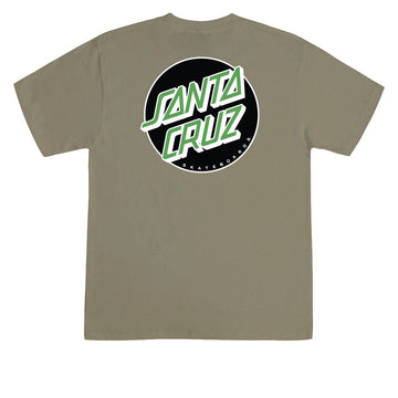 Santa Cruz Other Dot T-Shirt - Prairie Dust/Black/Green