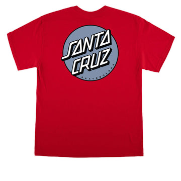 Santa Cruz Other Dot T-Shirt - Cherry Red/Slate