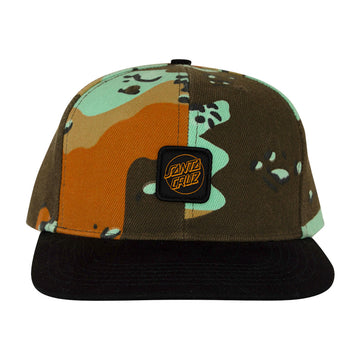 Santa Cruz Cruz Label Snapback Hat - Rich Camo