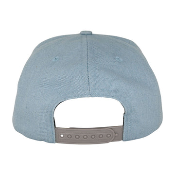 Santa Cruz Screaming Hand Snapback Hat - Light Denim