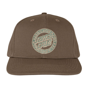 Santa Cruz Loco Dot Snapback Hat - Saddle