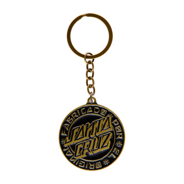 Santa Cruz Loco Dot Keychain Keychain - Matte Gold