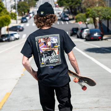 Santa Cruz Ad Collage T-Shirt - Black