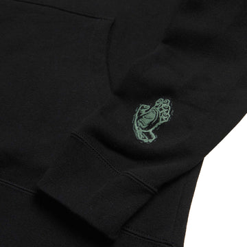 Santa Cruz Cut Strip Front Hoodie - Black