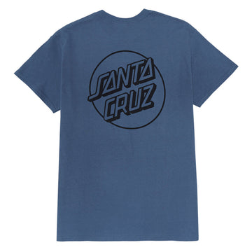 Santa Cruz Opus Dot T-Shirt - Indigo Blue/Black