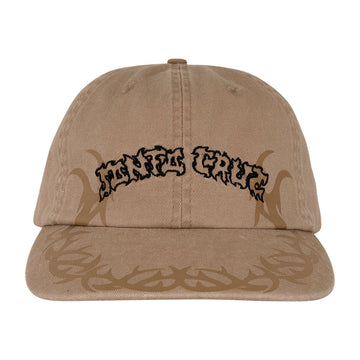 Santa Cruz Razor Arch Strip Snapback Hat - Tan