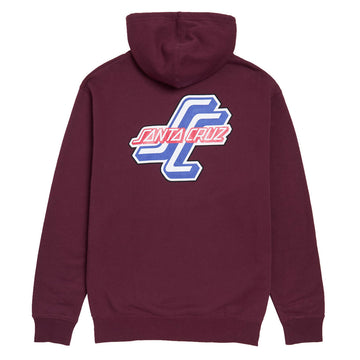Santa Cruz Outer OGSC Zip Hoodie - Maroon