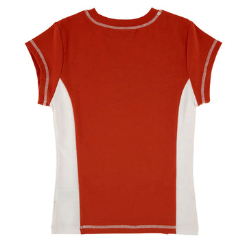 Santa Cruz Womens Sun Daze Front Skimmer T-Shirt - Red/Off White