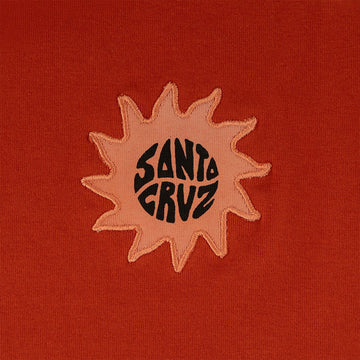 Santa Cruz Womens Sun Daze Front Skimmer T-Shirt - Red/Off White