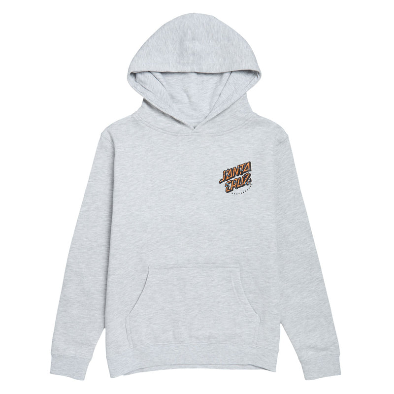 Santa Cruz Youth Roskopp Screaming Five Hoodie - Grey Heather