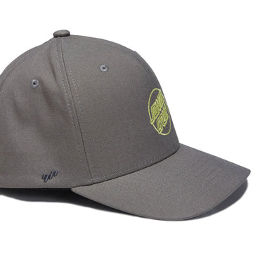 Santa Cruz Opus Dot Snapback Hat - Grey/Yellow