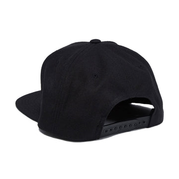 Independent Span Embroidered Snapback Hat - Black/Dark Red