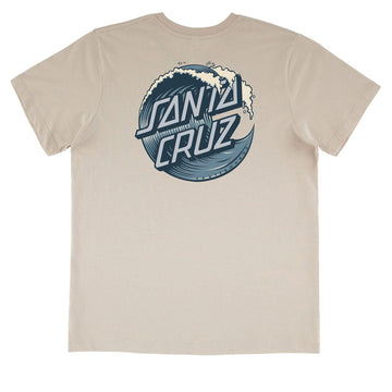 Santa Cruz Womens Wave Dot T-Shirt - Bone