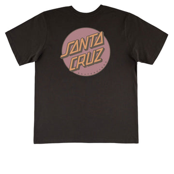 Santa Cruz Womens Other Dot Chest T-Shirt - Vintage Black