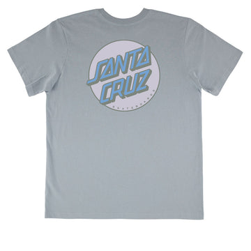 Santa Cruz Womens Other Dot Chest T-Shirt - Blue Fog