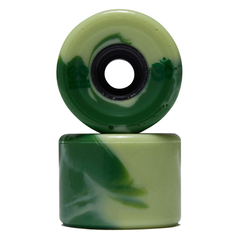 OJ Cru-Zen Super Juice 78a Skateboard Wheels - Emerald Marble Swirl - 60mm