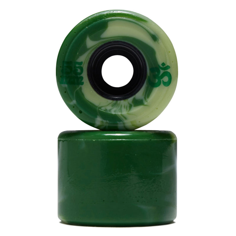 OJ Cru-Zen Mini Super Juice 78a Skateboard Wheels - Emerald Marble Swirl - 55mm