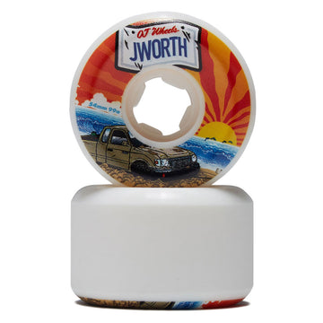 OJ John Worthington Elite Hardline 99a Skateboard Wheels - White 2025 - 54mm