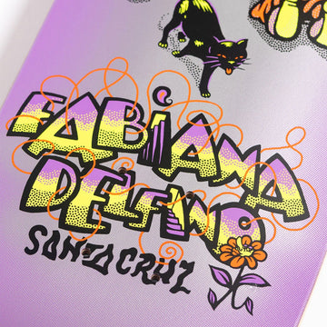 Santa Cruz Delfino Ego FeelBase Pro Skateboard Deck - 8.25