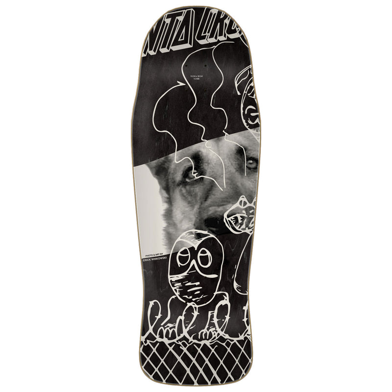 Santa Cruz Winkowski Tribute Pro Shaped Skateboard Deck - 10.34