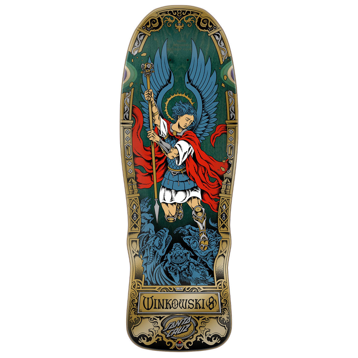 Santa Cruz Winkowski Archangel Pro Shaped Skateboard Deck - 10.35