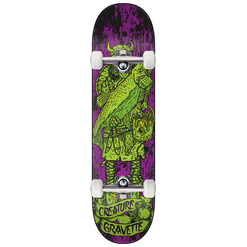 Creature Gravette Vikings of Hesh Law XX Pro Skateboard Complete - 8.30