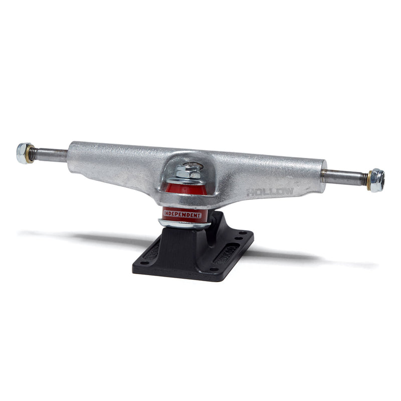 Independent Stage 4 Hollow Skateboard Trucks - Silver/Ano Black - 146mm