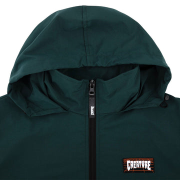 Creature Lost At Sea Packable Jacket - Black/Green