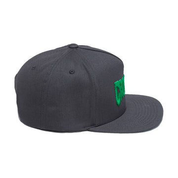 Creature Mono Logo Snapback Hat - Dark Grey