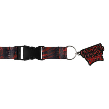 Creature x Cannibal Corpse Lanyard Keychain - Red/Black