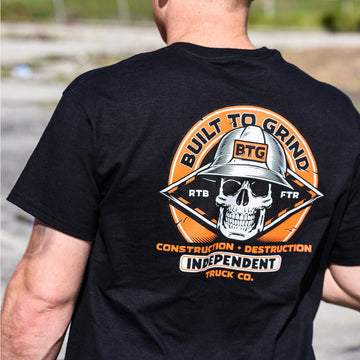 Independent Built To Grind Hard Head T-Shirt - Black