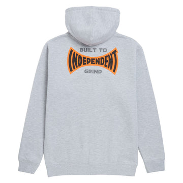 Independent Built To Grind Span Zip Hoodie - Grey Heather