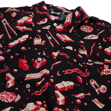 Independent Under The Bridge Party Shirt - Tar/Red